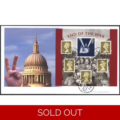 2547 60th Anniv of WW2 Norvic St Paul's FDC